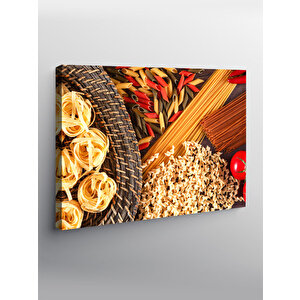 Kanvas Tablo Makarna Çeşitleri 70x100 cm