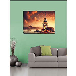 Kanvas Tablo Kız Kulesi 70x100 cm