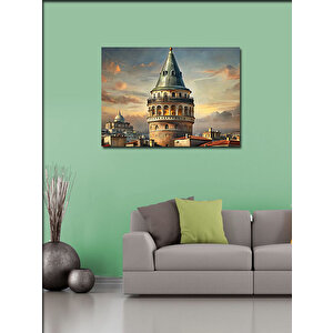 Kanvas Tablo Galata Kulesi 100x140 cm