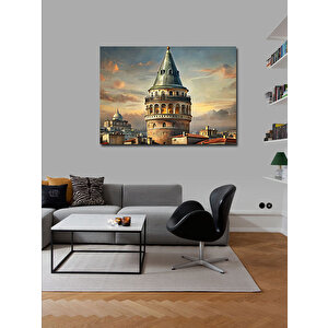 Kanvas Tablo Galata Kulesi 100x140 cm