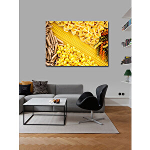 Kanvas Tablo Makarna Çeşitleri 70x100 cm