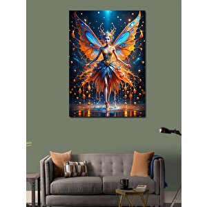 Kanvas Tablo Kelebek Kadın 70x100 cm