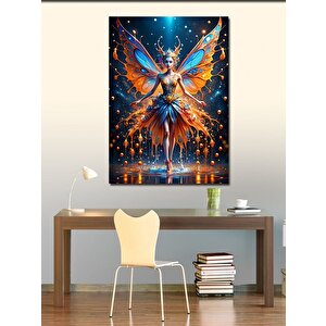 Kanvas Tablo Kelebek Kadın 70x100 cm