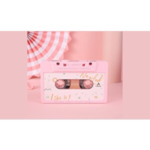 Kaset Müzik Kutusu, Pembe, 18x11 Pembe