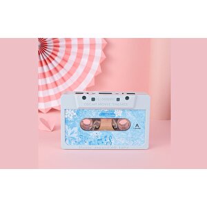 Kaset Müzik Kutusu, Mavi, 18x11 Mavi