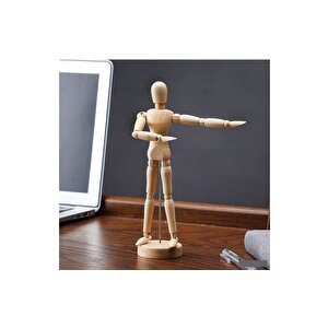 Standlı Kukla, Ahşap, 30x10 Büyük