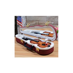 Gitar Müzik Kutusu, Kırmızı, 34x13 Kırmızı