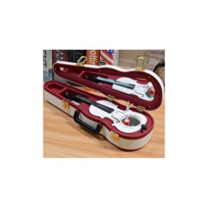 Gitar Müzik Kutusu, Beyaz, 34x13 Beyaz