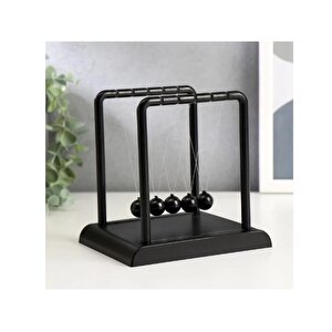 Dekoratif Denge Topu, Siyah, 18x17 Büyük