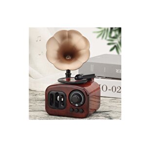 Radyo Müzik Kutusu, Kahverengi, 17x10 Kahverengi