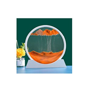 Sulu Atmosfer Kum Saati, Turuncu, 25x24 Turuncu