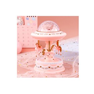 İşikli Ve Müzikli Atli Karinca Pembe, 16x11 Pembe