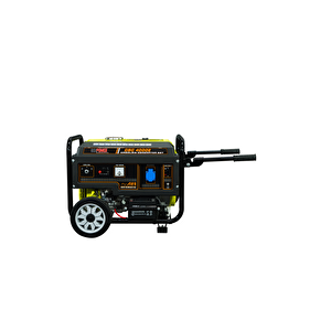 GBG 4000 E V3 Model 4 Kva Benzinli İpli / Marşlı, Tekerlekli, Monofaze (220 Volt) Portatif Jeneratör