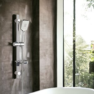Eca Lia Banyo Bataryası + T-may Belen Oval Borulu Hareketli Sürgülü Duş Seti Üst Takımı