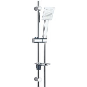 Eca Tiera Banyo Bataryası + T-may Çam Oval Borulu Hareketli Sürgülü Duş Seti Üst Takımı