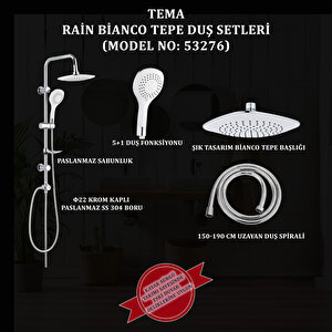 Rain Bianco Tepe Duş Setleri (model No: 53276)