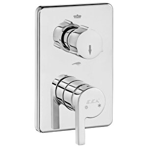 Eca İcon Ankastre Banyo Bataryası Sıva Üstü 2 Yollu 102167231h-kde
