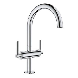 Atrio Tek Delikli Lavabo Bataryası, 1/2" L-boyut - 21145000