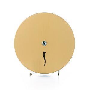 Premium Mini Jumbo Tuvalet Kağıdı Di̇spenseri̇ Ø 22 , Aisi 304 Gold Gold