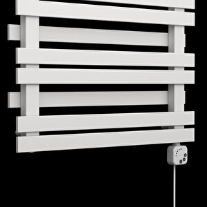 600x600mm 300W Elektrikli Paslanmaz Çelik Havlupan Laris Frost Simli Beyaz