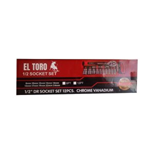 El Toro 1/2 Derin Cırcırlı Lokma Seti 12 Parça