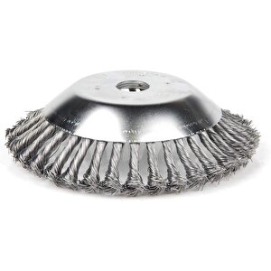 Por-max Profesyonel Tırpan Başlığı 24 Tel Fırçalı 6 Inch