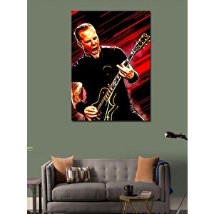 Kanvas Tablo James Hetfield Metallica 70x100 cm