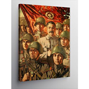 Kanvas Tablo Joseph Stalin 100x140 cm