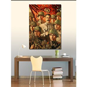 Kanvas Tablo Joseph Stalin 100x140 cm