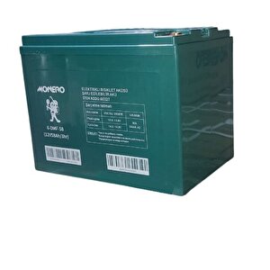 Monero 12v  58 Amper (12v 58ah) 2'li Paket 100 Amper Ebatlarinda Jel Elektri̇kli̇ Bi̇si̇klet Aküsü Ebatlar: 230*150*180mm