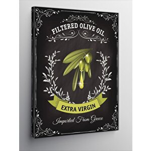 Kanvas Tablo Sızma Zeytin Yağı Afişi
