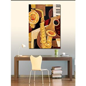 Kanvas Tablo Üflemeli Çalgılar 70x100 cm