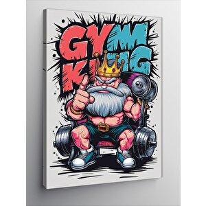Kanvas Tablo Gym Kralı