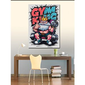 Kanvas Tablo Gym Kralı
