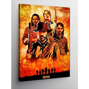 Kanvas Tablo Red Dead Redemption 2 100x140 cm