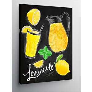 Kanvas Tablo Limonata Temalı 70x100 cm