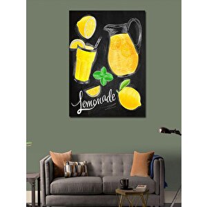 Kanvas Tablo Limonata Temalı 70x100 cm