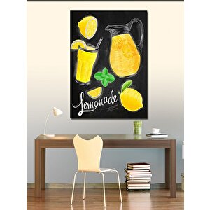 Kanvas Tablo Limonata Temalı 70x100 cm