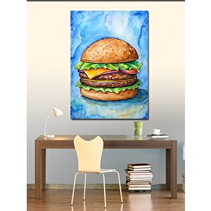 Kanvas Tablo Double Cheeseburger 70x100 cm