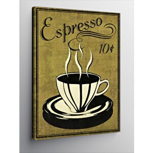Kanvas Tablo Espresso Temalı 70x100 cm