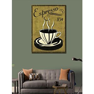 Kanvas Tablo Espresso Temalı 70x100 cm