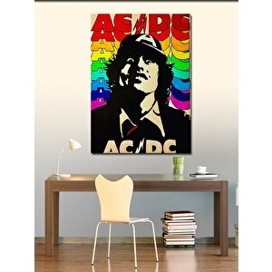 Kanvas Tablo Ac Dc Angus Young 70x100 cm