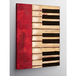 Kanvas Tablo Piyano 70x100 cm