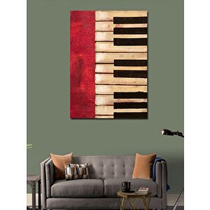 Kanvas Tablo Piyano 70x100 cm