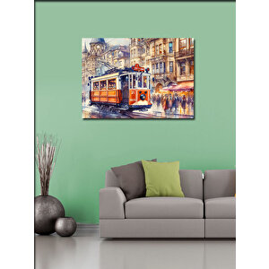 Kanvas Tablo Taksim Tramvay 70x100 cm