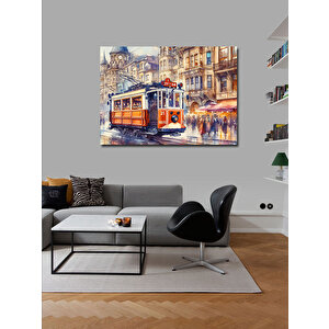 Kanvas Tablo Taksim Tramvay 70x100 cm