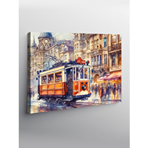 Kanvas Tablo Taksim Tramvay 100x140 cm