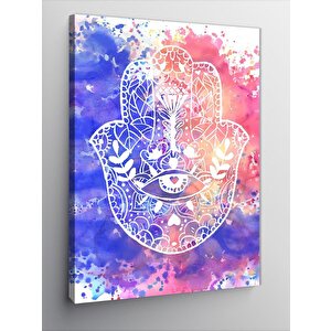 Kanvas Tablo Hamsa Fatmanın Eli 100x140 cm