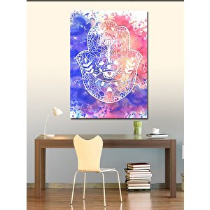 Kanvas Tablo Hamsa Fatmanın Eli 100x140 cm