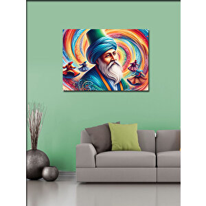 Kanvas Tablo Mevlana 100x140 cm